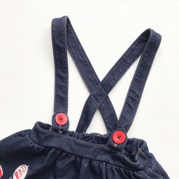 NEXT phone booth suspender skirt  EUC 2-3T - Picture 2 of 6